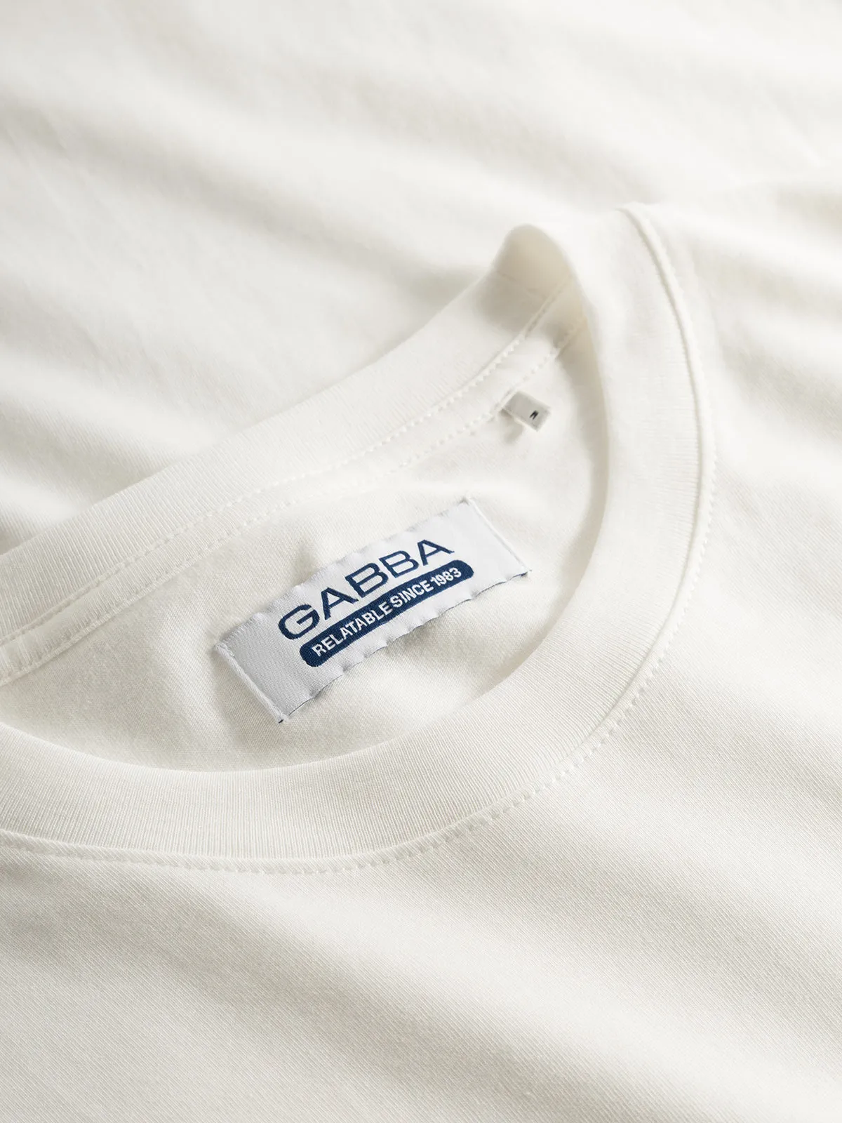 Dune SS GOTS Tee - Snow White sold by Gabba product image thumbnail 5