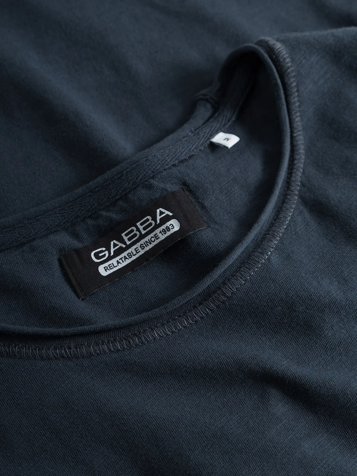 Konrad Straight Slub Tee - Navy sold by Gabba product image thumbnail 5