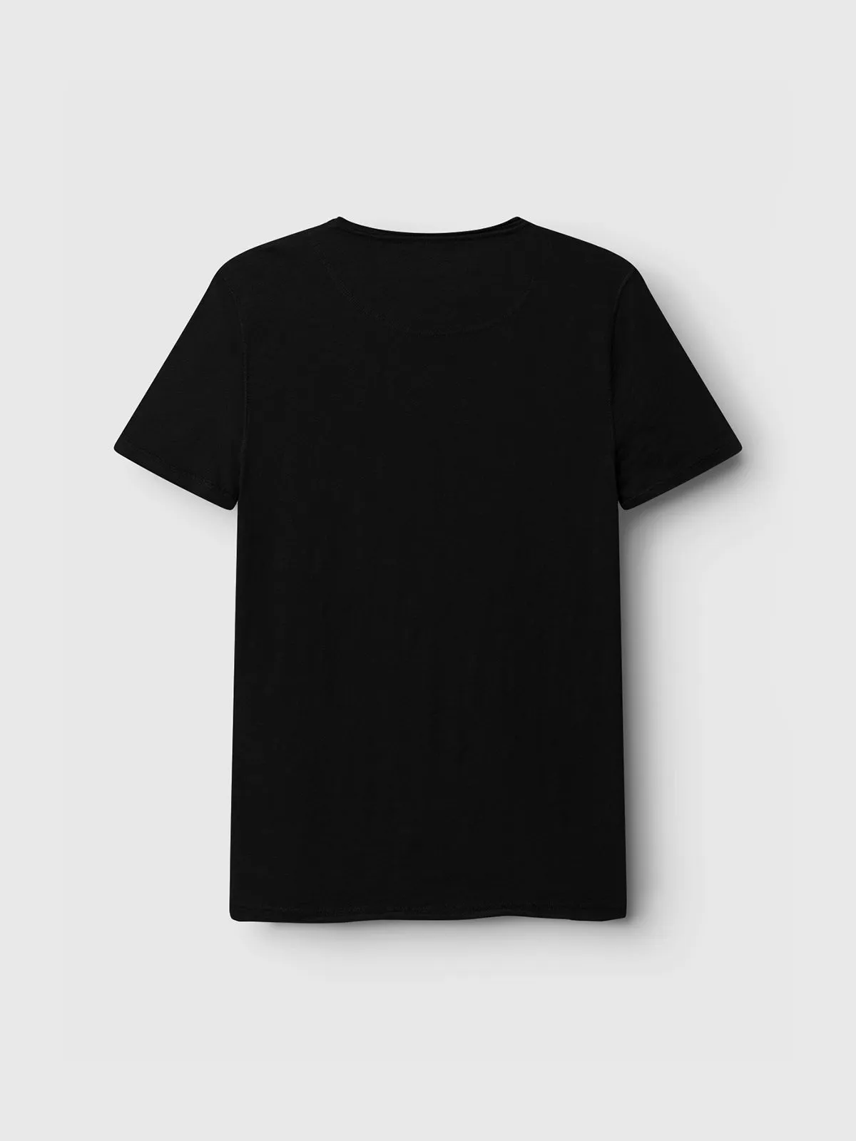Konrad Straight Slub Tee - Black sold by Gabba product image thumbnail 3