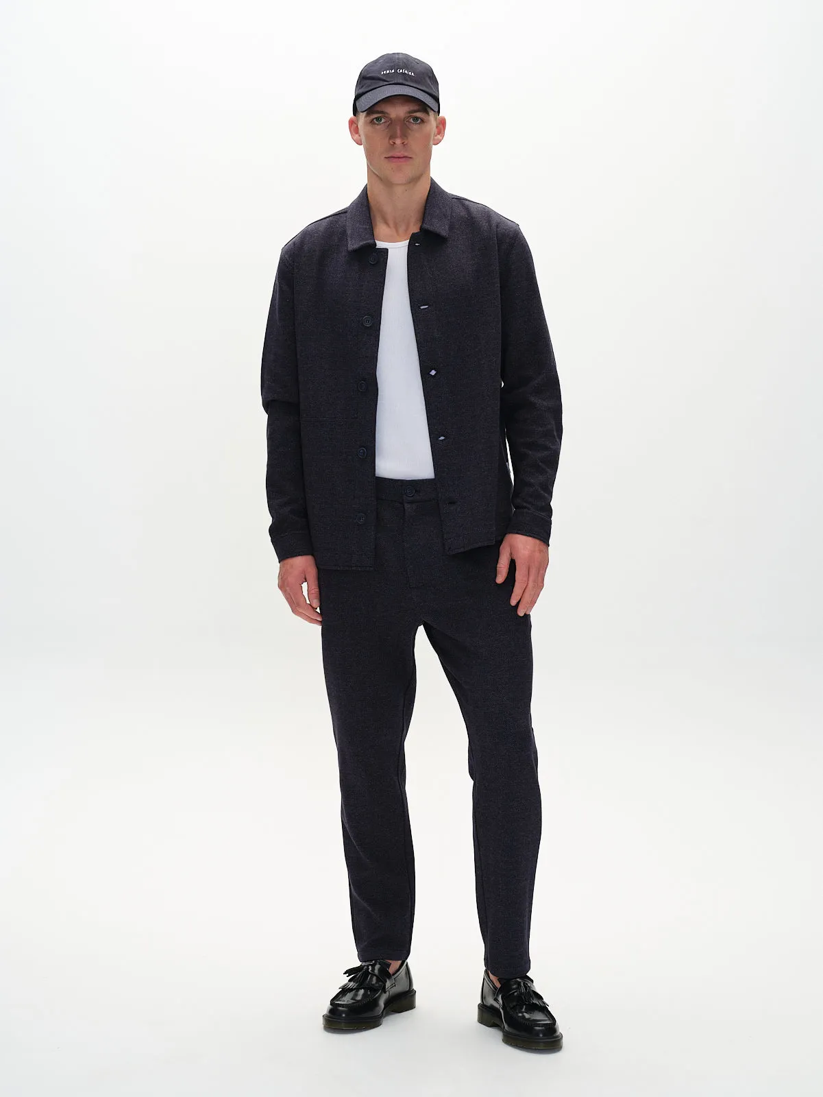 Monza Tweed - Navy sold by Gabba