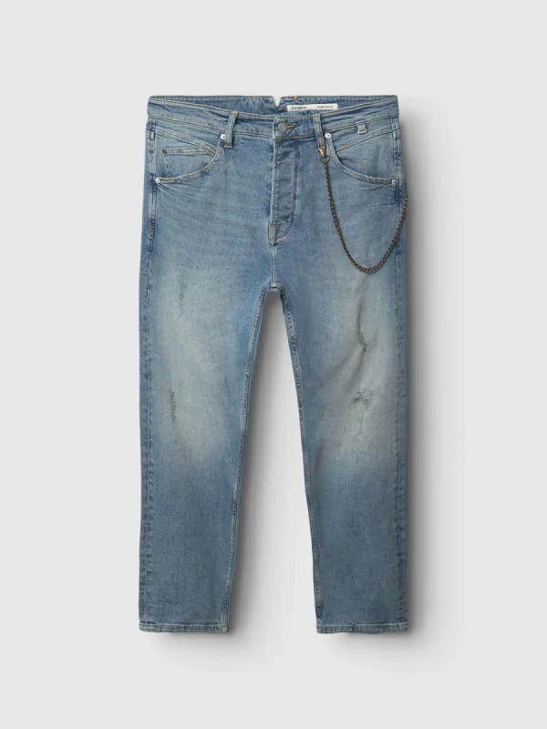 Alex Cros Cropped  - Lt. Blue Denim sold by Gabba