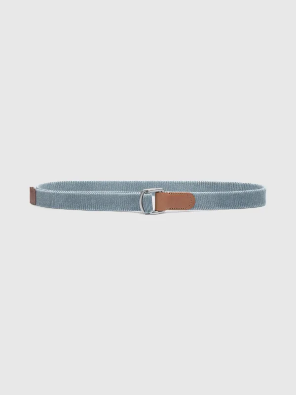 Manica Denim Belt - Lt. Blue Denim sold by Gabba