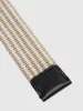 Manica Belt - Beige Stripe sold by Gabba