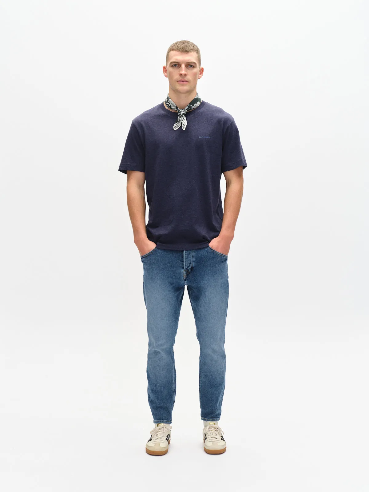 Dune Melange SS - Navy Mel. sold by Gabba product image thumbnail 2