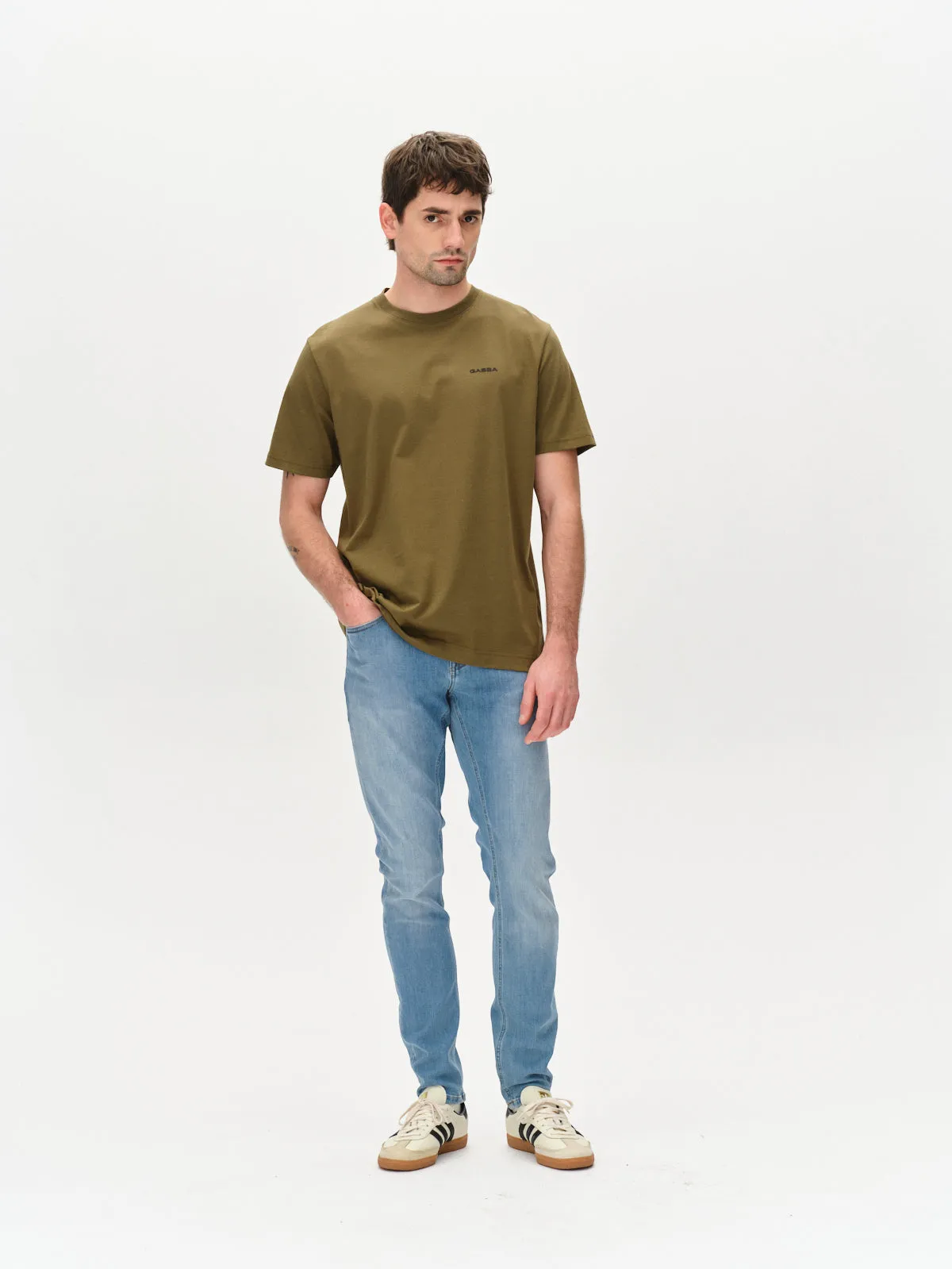GABdune Logo SS GOTS - Olive Green sold by Gabba product image thumbnail 2