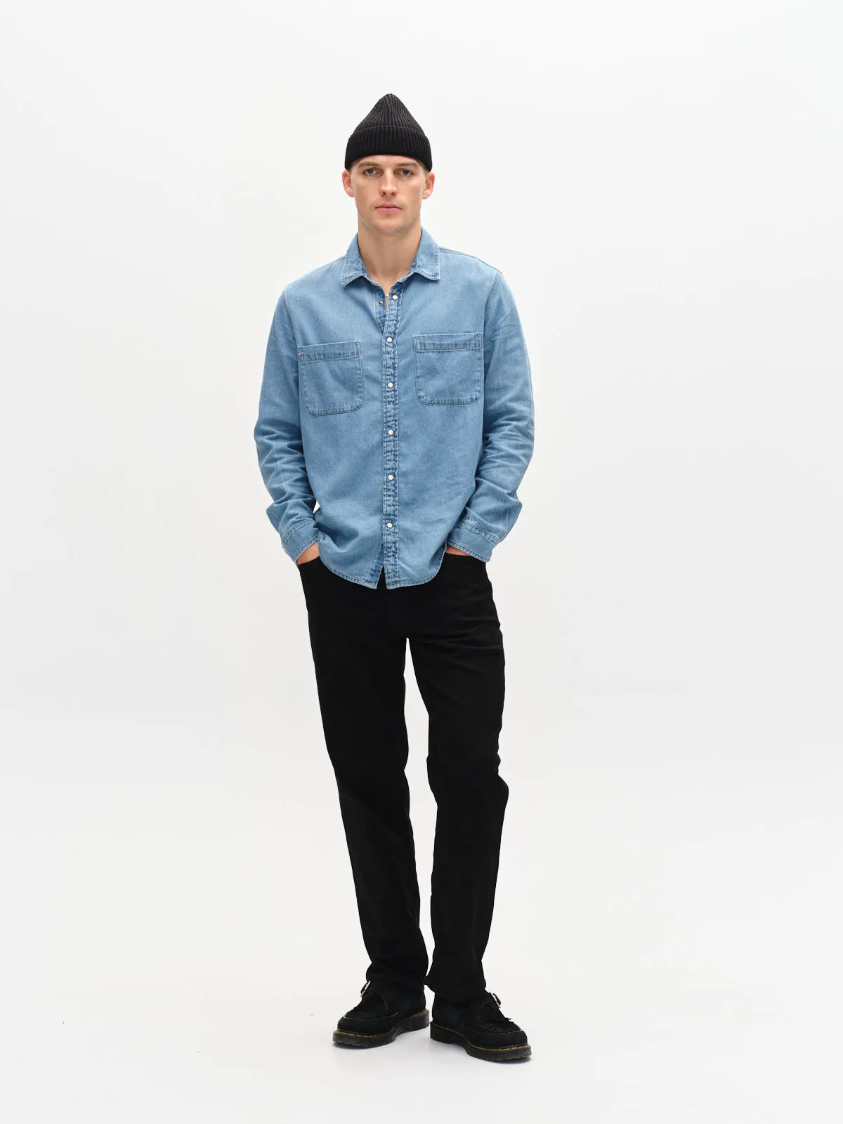 Sven Reg Denim LS - Lt. Blue Denim sold by Gabba product image thumbnail 2