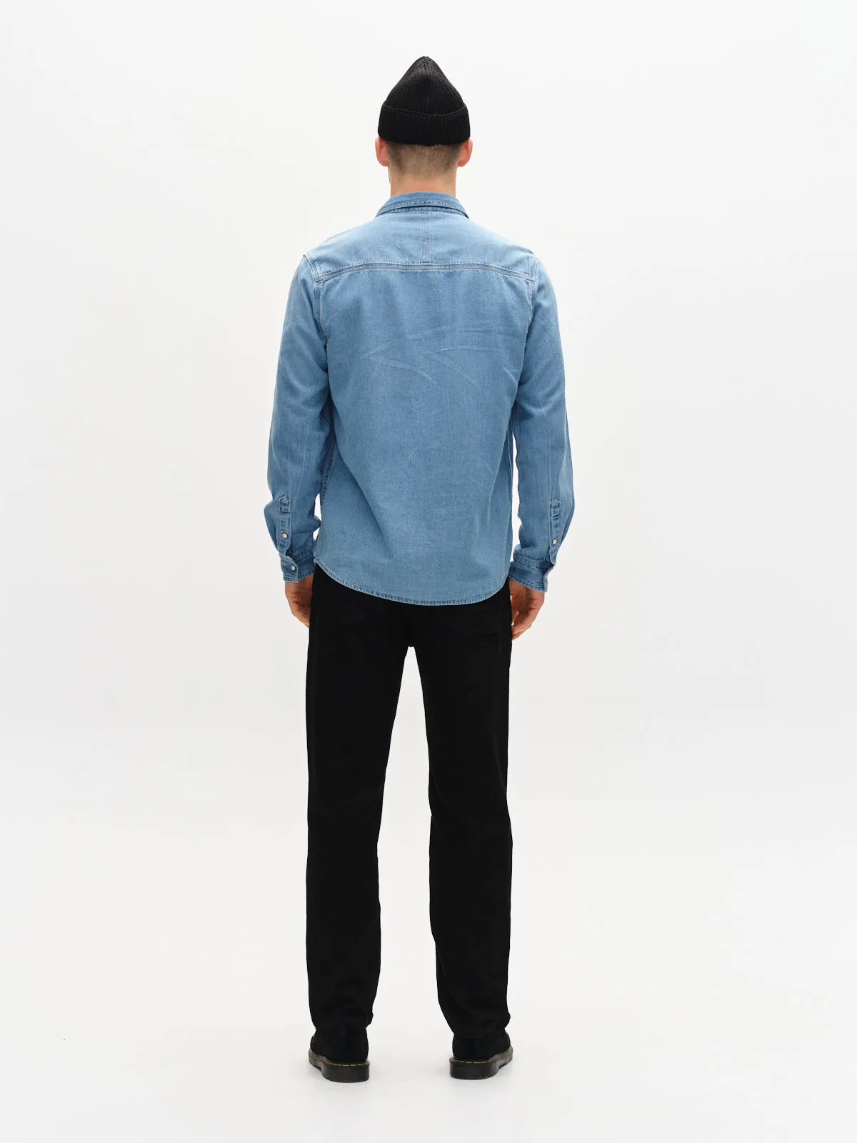 Sven Reg Denim LS - Lt. Blue Denim sold by Gabba product image thumbnail 4