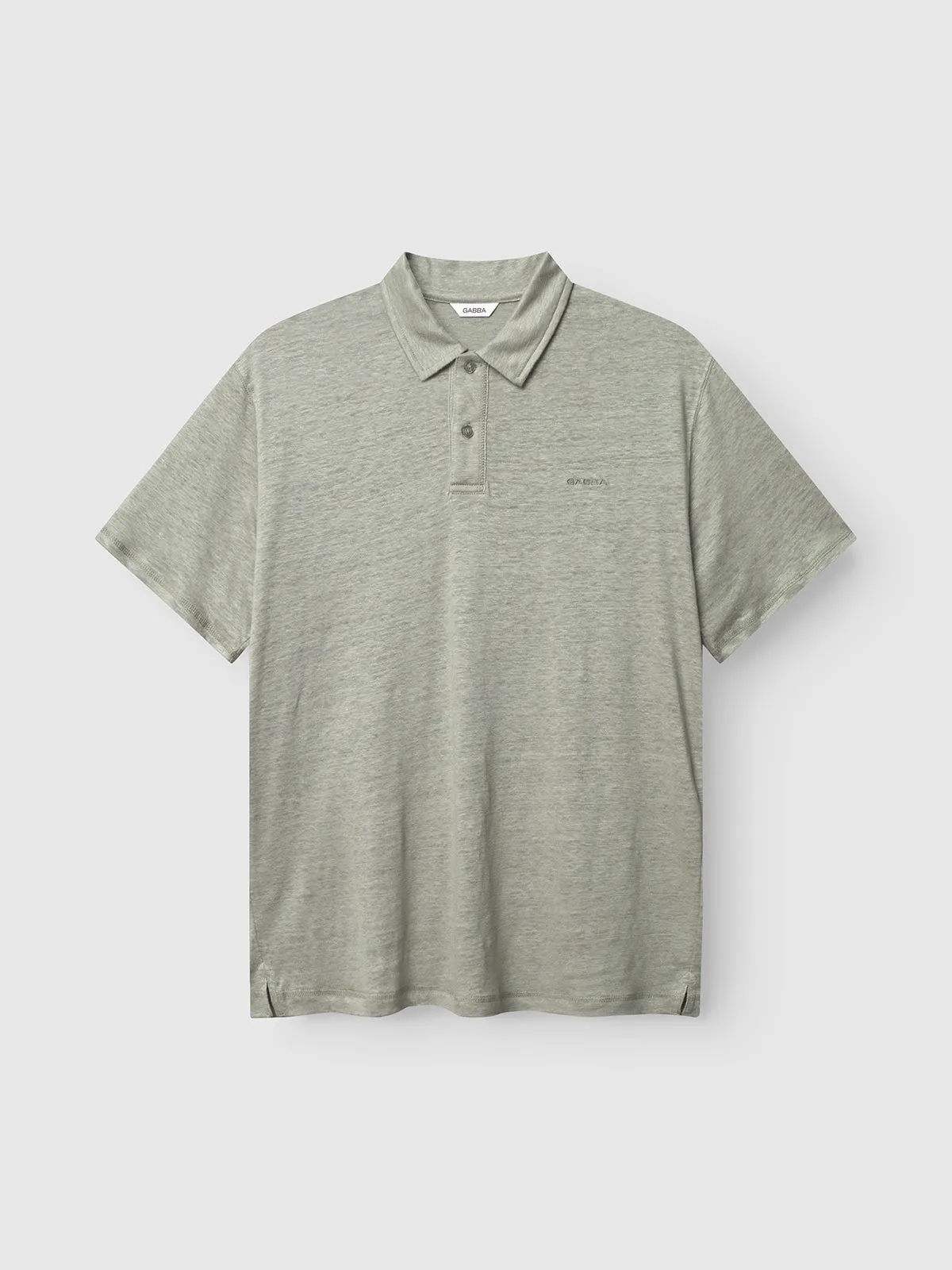 Duke Linen Polo SS - Light Green sold by Gabba