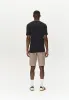 Duke Linen Logo SS - Black sold by Gabba