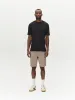 Duke Linen Logo SS - Black sold by Gabba