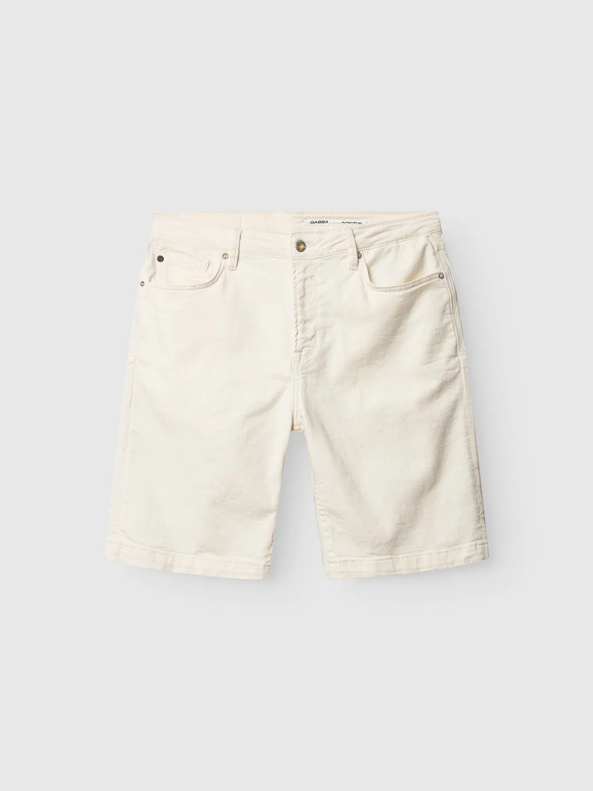 Maxor Luis Shorts - Ecru sold by Gabba