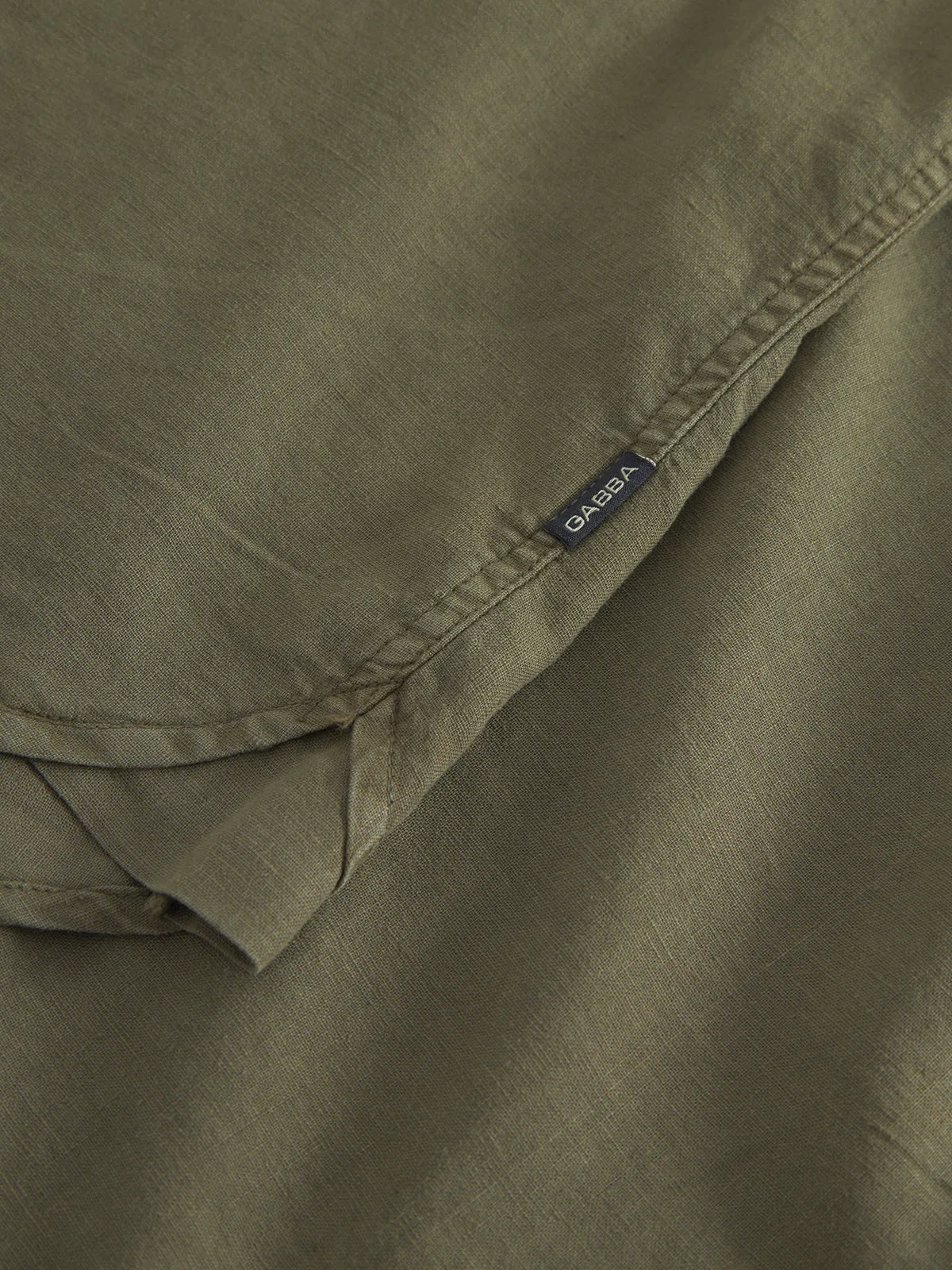 Sven Reg Lino Mand LS - Olive Green sold by Gabba product image thumbnail 4