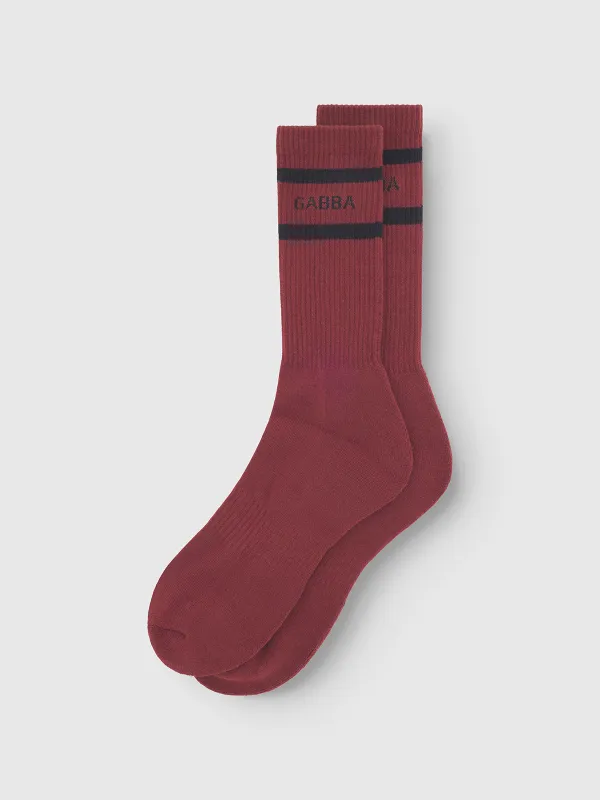 Zino Socks - Red Russet sold by Gabba