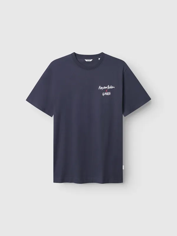 Dune Kay Man SS GOTS - Navy sold by Gabba