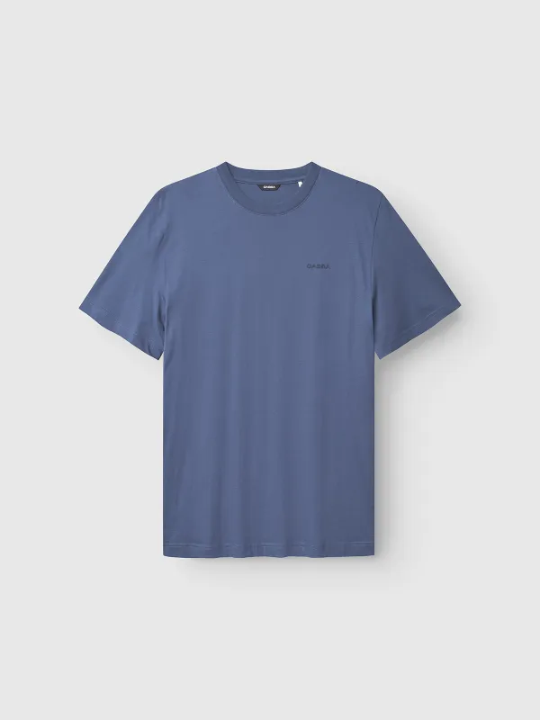 GABdune Logo SS GOTS - Vintage Indigo sold by Gabba