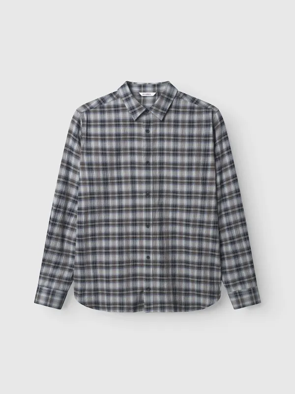 Sven Reg Crepe LS - Blue Check sold by Gabba