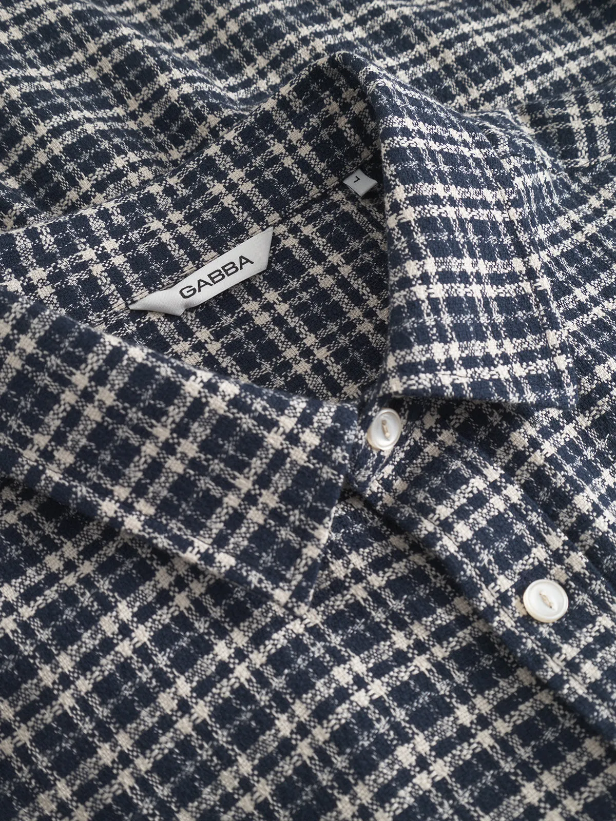 Sven reg TX LS - Blue Check sold by Gabba product image thumbnail 5