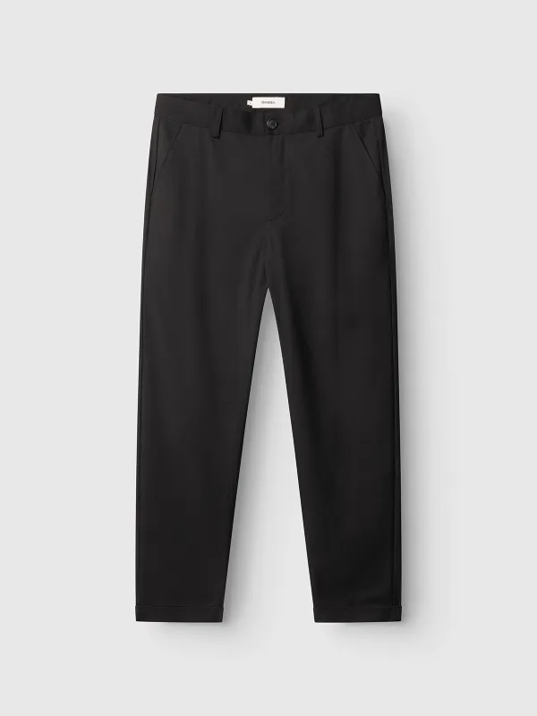 GABjoe Turnup Fin Pant - Black made by Gabba