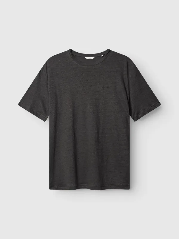 GABdune Linen SS T-Shirt - Pirate Black sold by Gabba