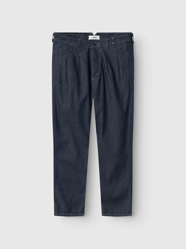 GABfirenze Geky Denim Cropped Pant - Denim Blue sold by Gabba