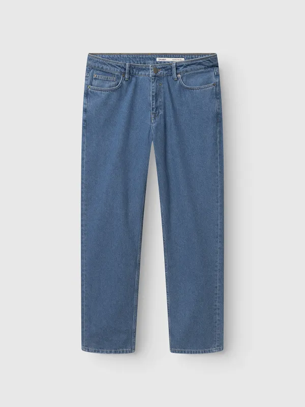 GABmax 5poc Mid Jeans - Mid Blue Denim sold by Gabba