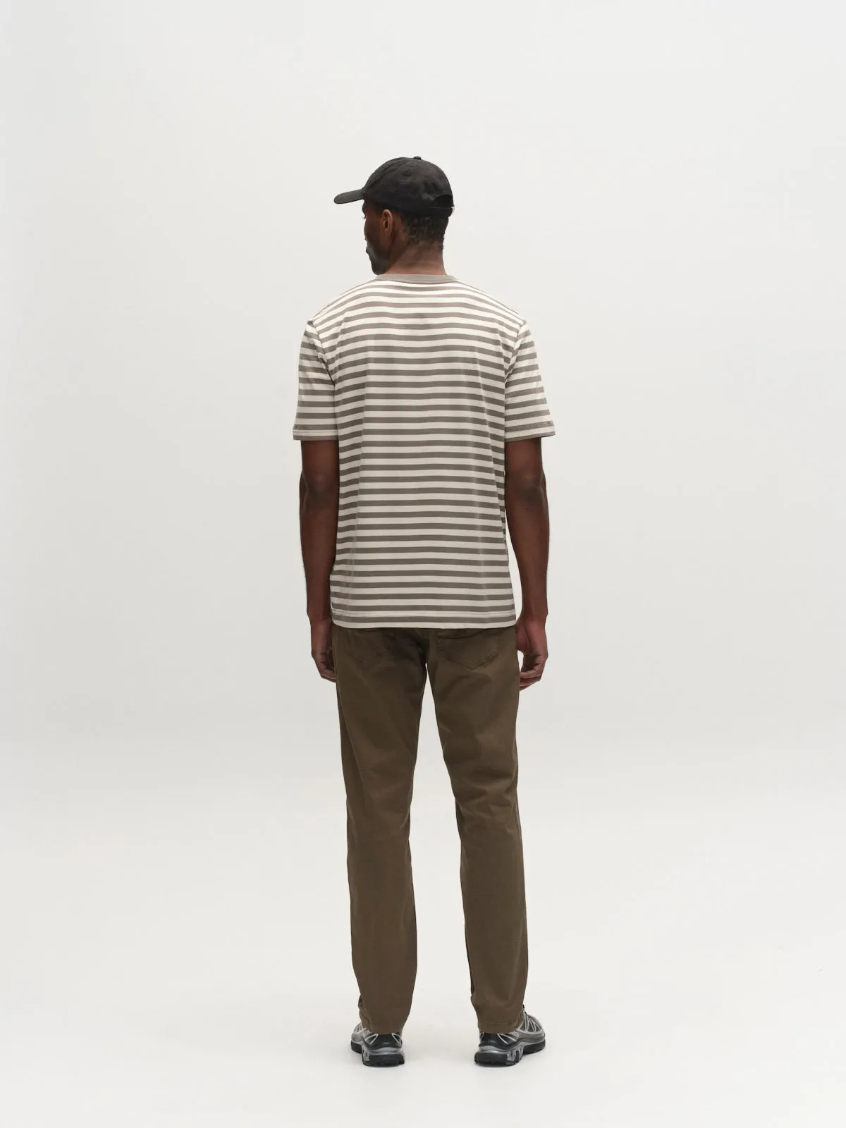 GABdune Logo Stripes SS GOTS - Castor Gray sold by Gabba product image thumbnail 4