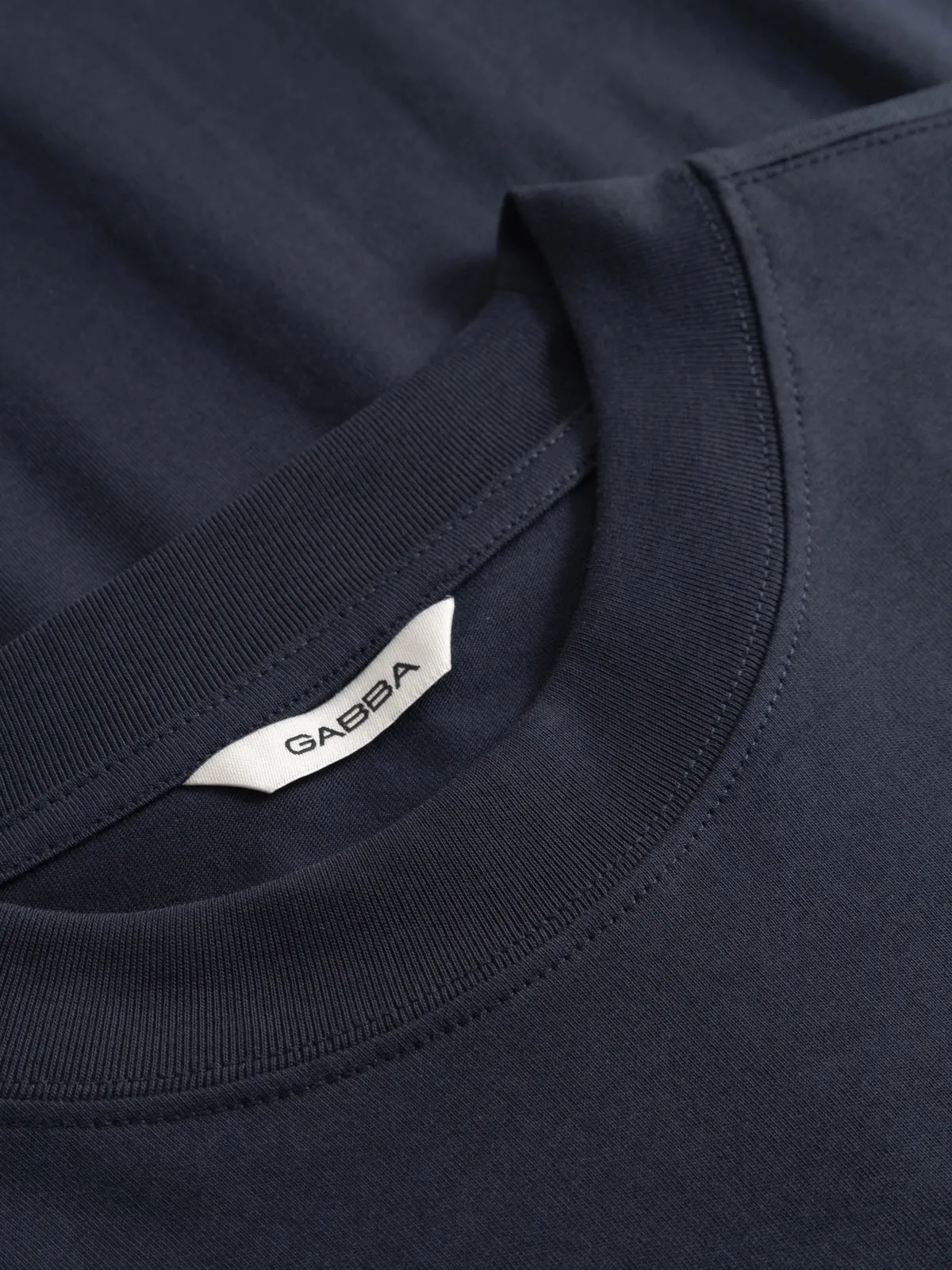 GABnigel Boxy Logo GOTS SS - Navy sold by Gabba product image thumbnail 3