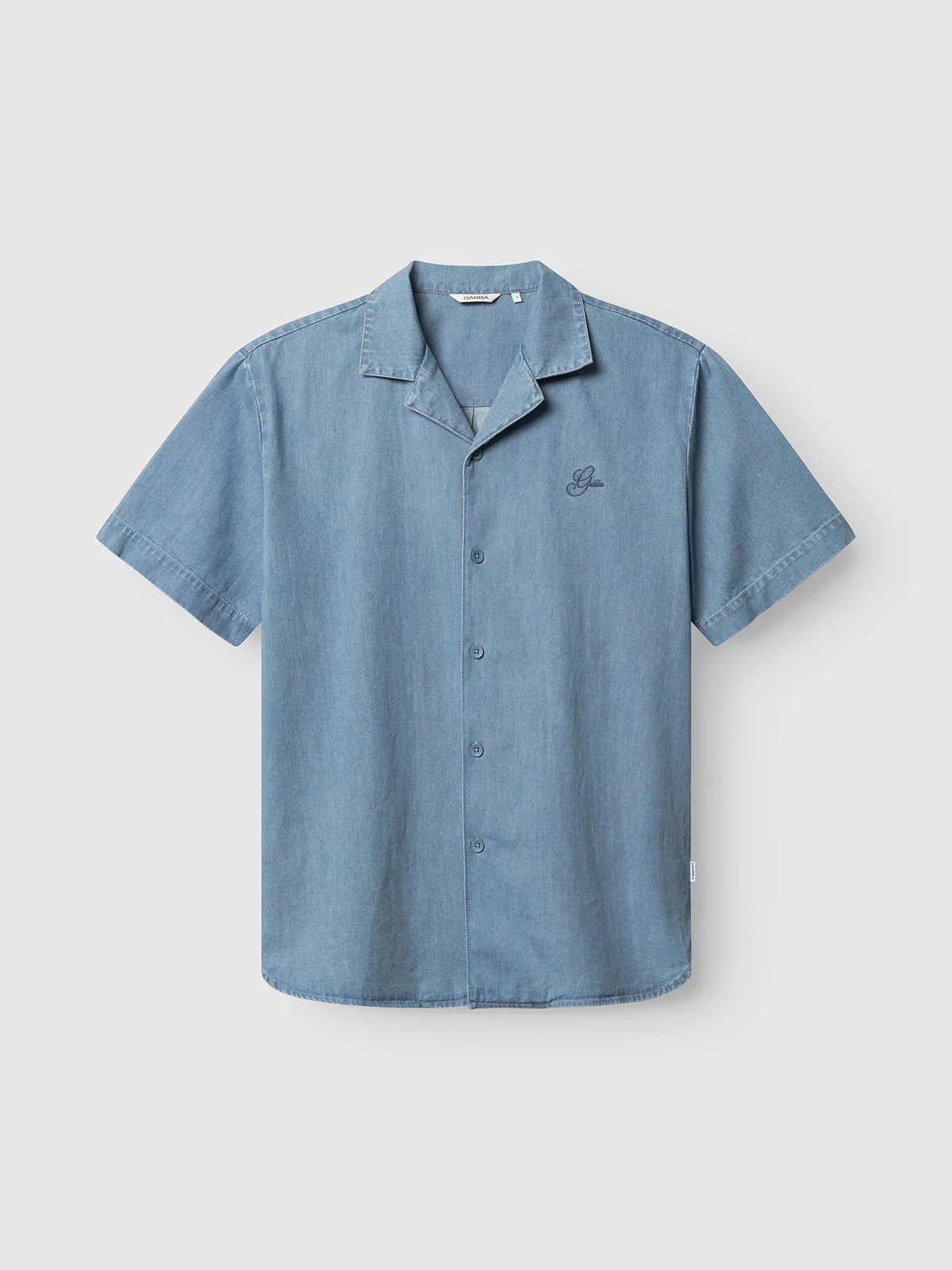 GABtimo Resort Denim SS Shirt - Lt. Denim Blue sold by Gabba product image thumbnail 2