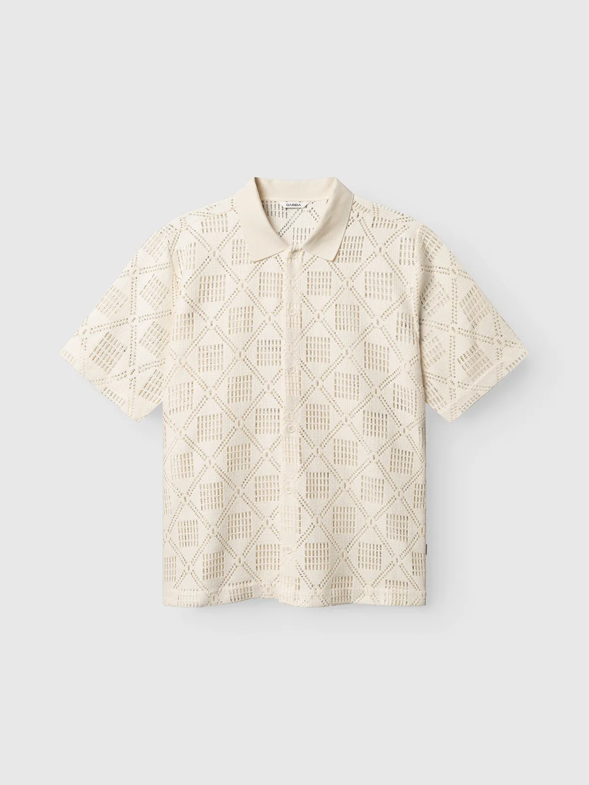 GABsteven Croch SS Shirt GRS - Birch sold by Gabba