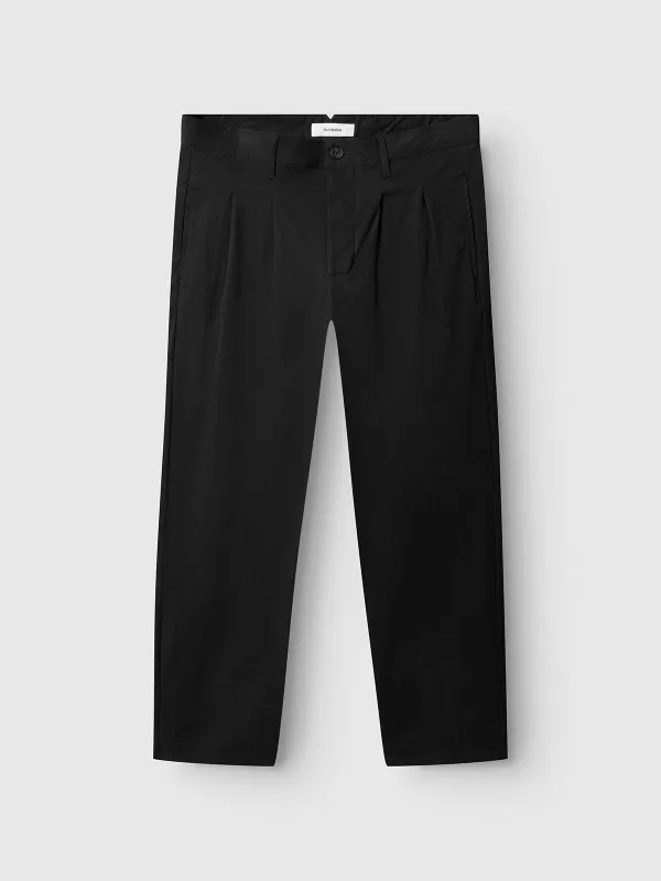 GABfirenze Bolu Cropped TENCEL ™ Pant - Black made by Gabba