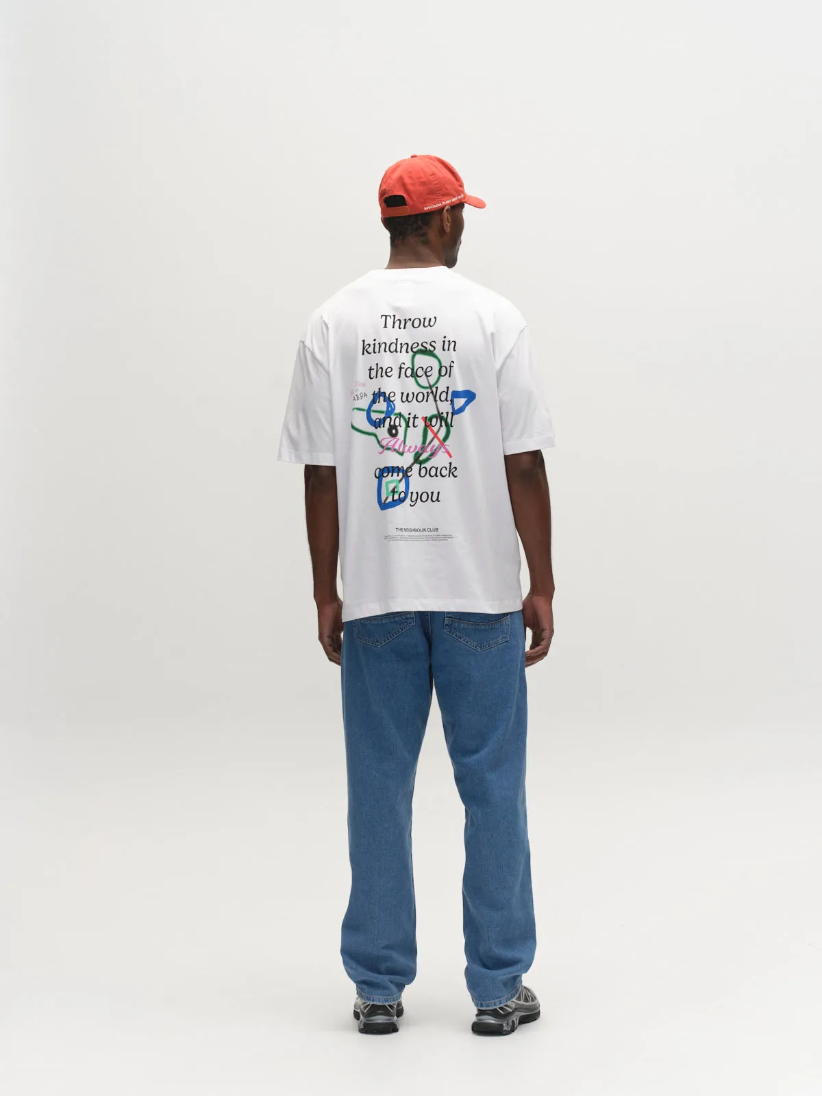 GABnigel Boxy Nando SS T-Shirt GOTS - White sold by Gabba product image thumbnail 4