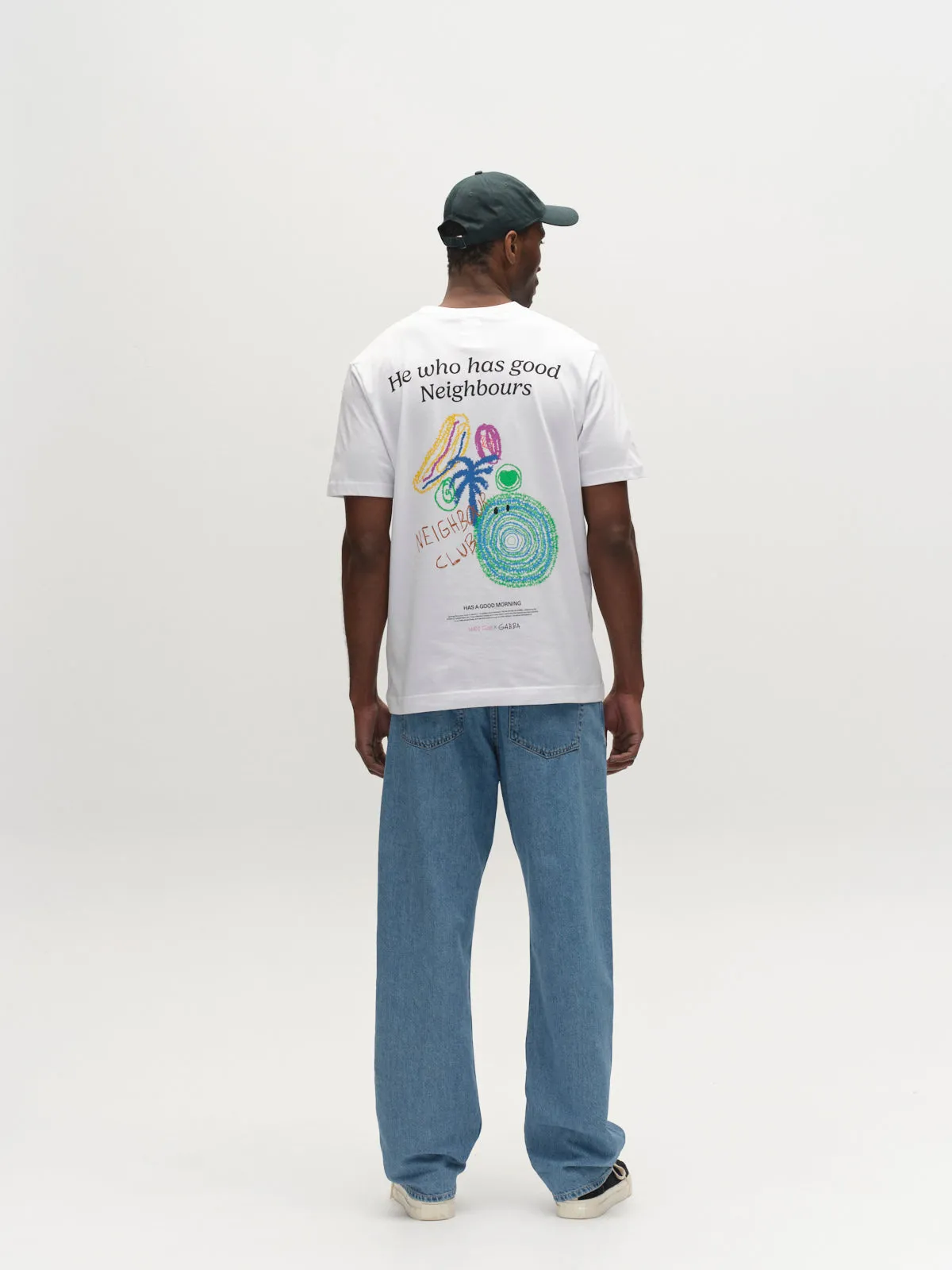 GABnigel Nando SS T-shirt GOTS - White sold by Gabba product image thumbnail 4