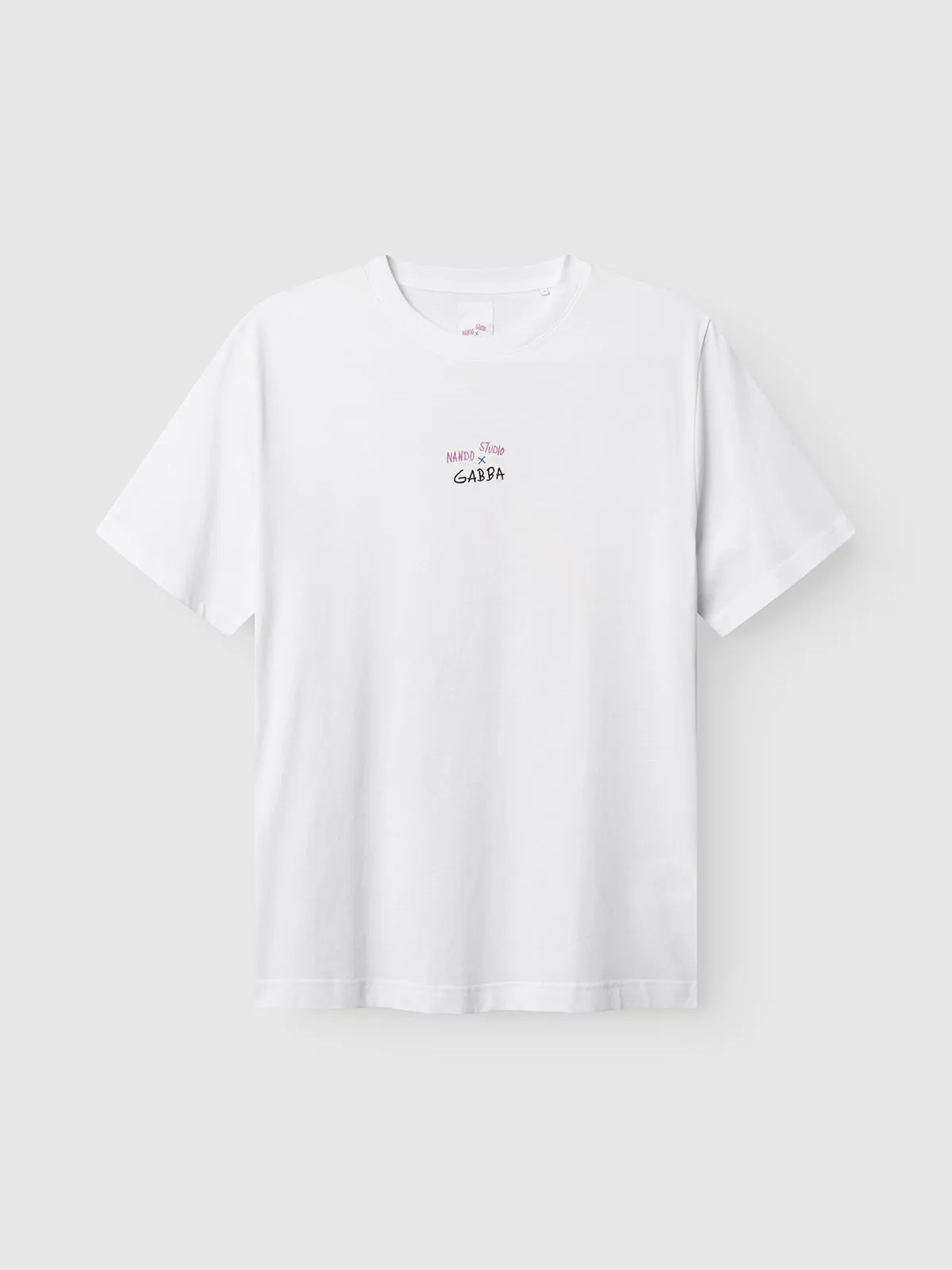 GABnigel Nando SS T-shirt GOTS - White sold by Gabba