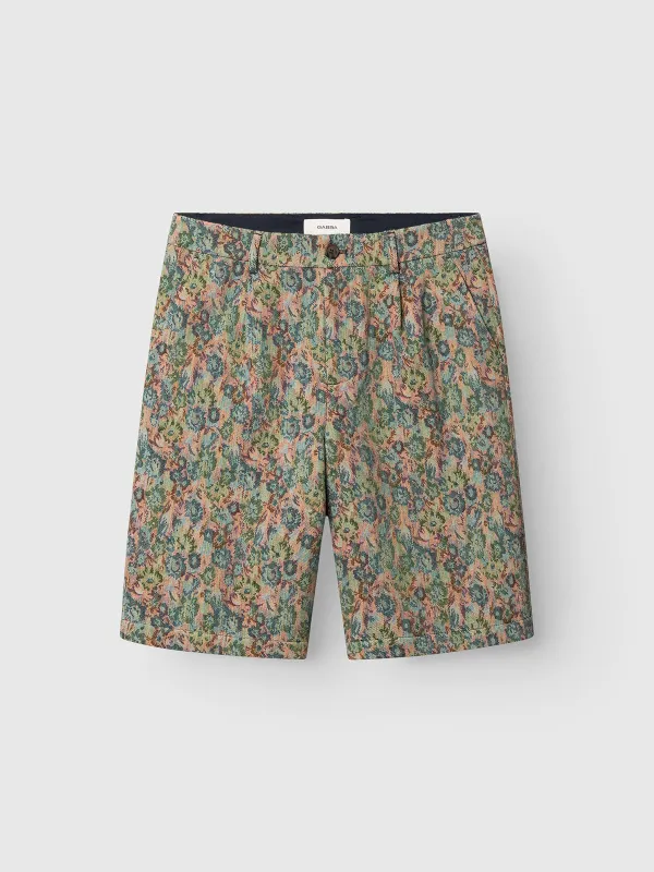GABjoli Ted Kscope Shorts - Abstract Flowers made by Gabba