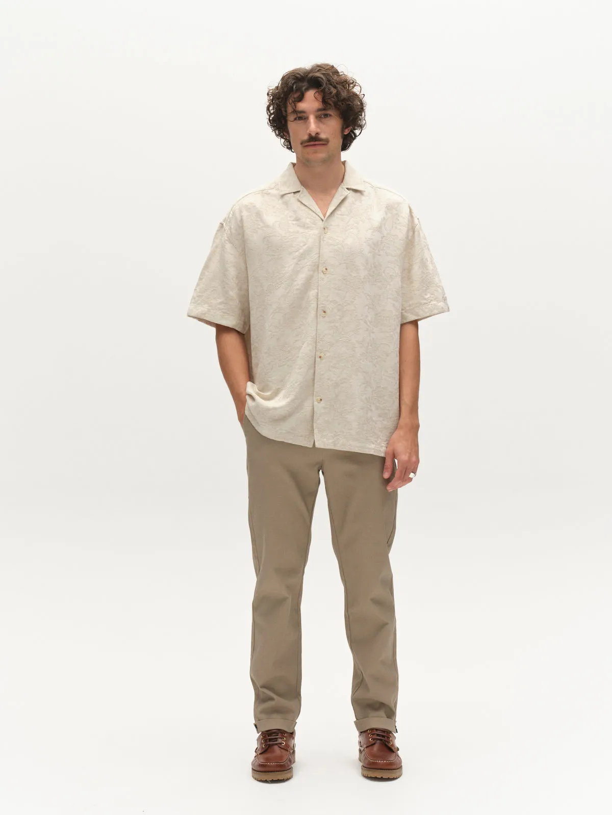 GABpaul L.C. Zip Crop Doby Pant - Sand sold by Gabba product image thumbnail 2