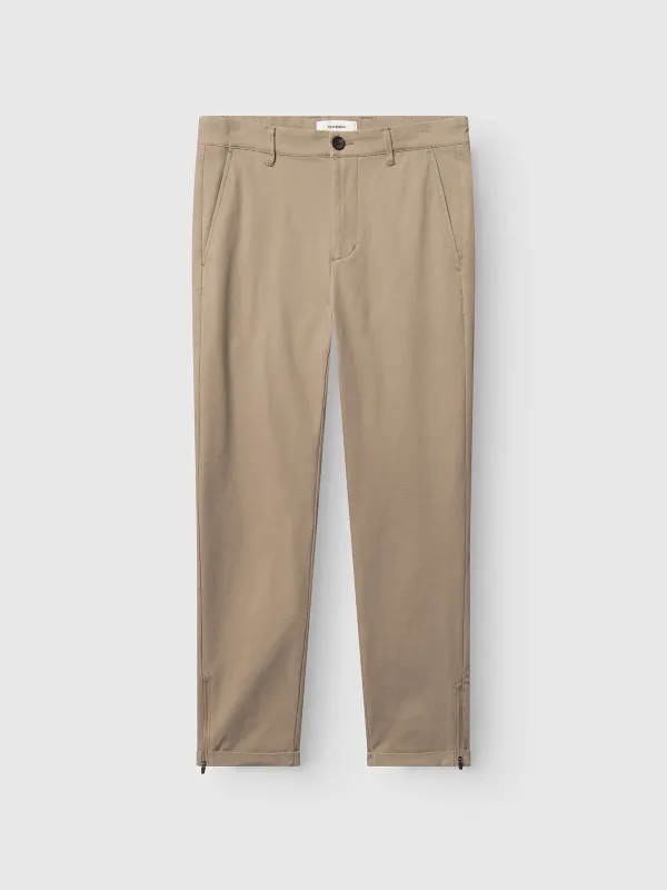 GABpaul L.C. Zip Crop Doby Pant - Sand made by Gabba