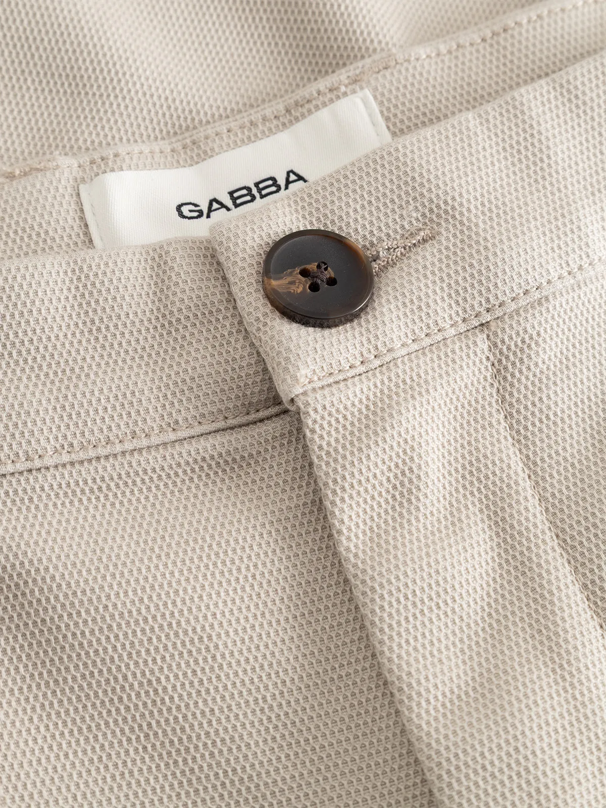 GABpaul L.C. Zip Crop Doby Pant - Lt. Sand sold by Gabba product image thumbnail 5