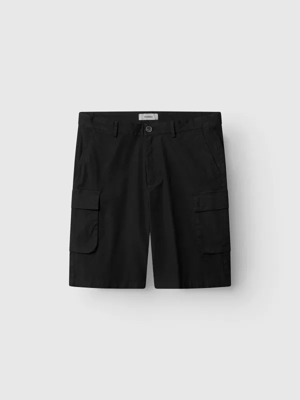 GABjoli Cargo Ribstop Shorts - Black made by Gabba