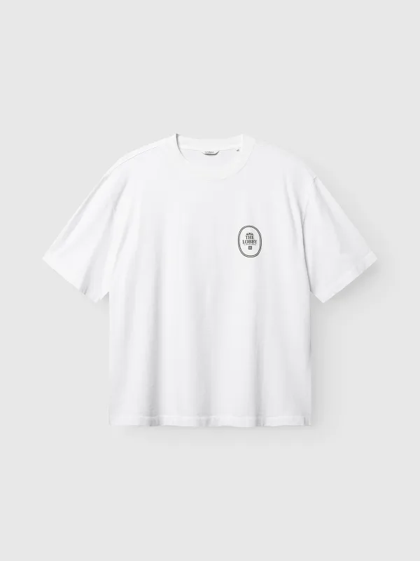 GABlegin Boxy Fiore SS T-Shirt - White made by Gabba