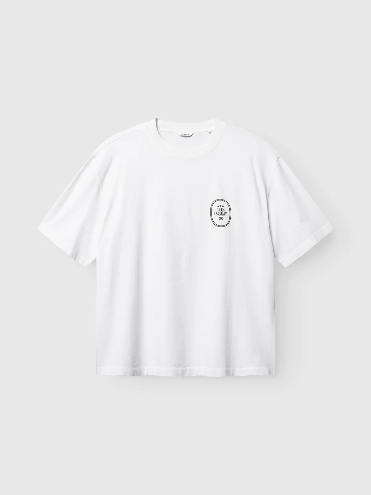 GABlegin Boxy Fiore SS T-Shirt - White sold by Gabba