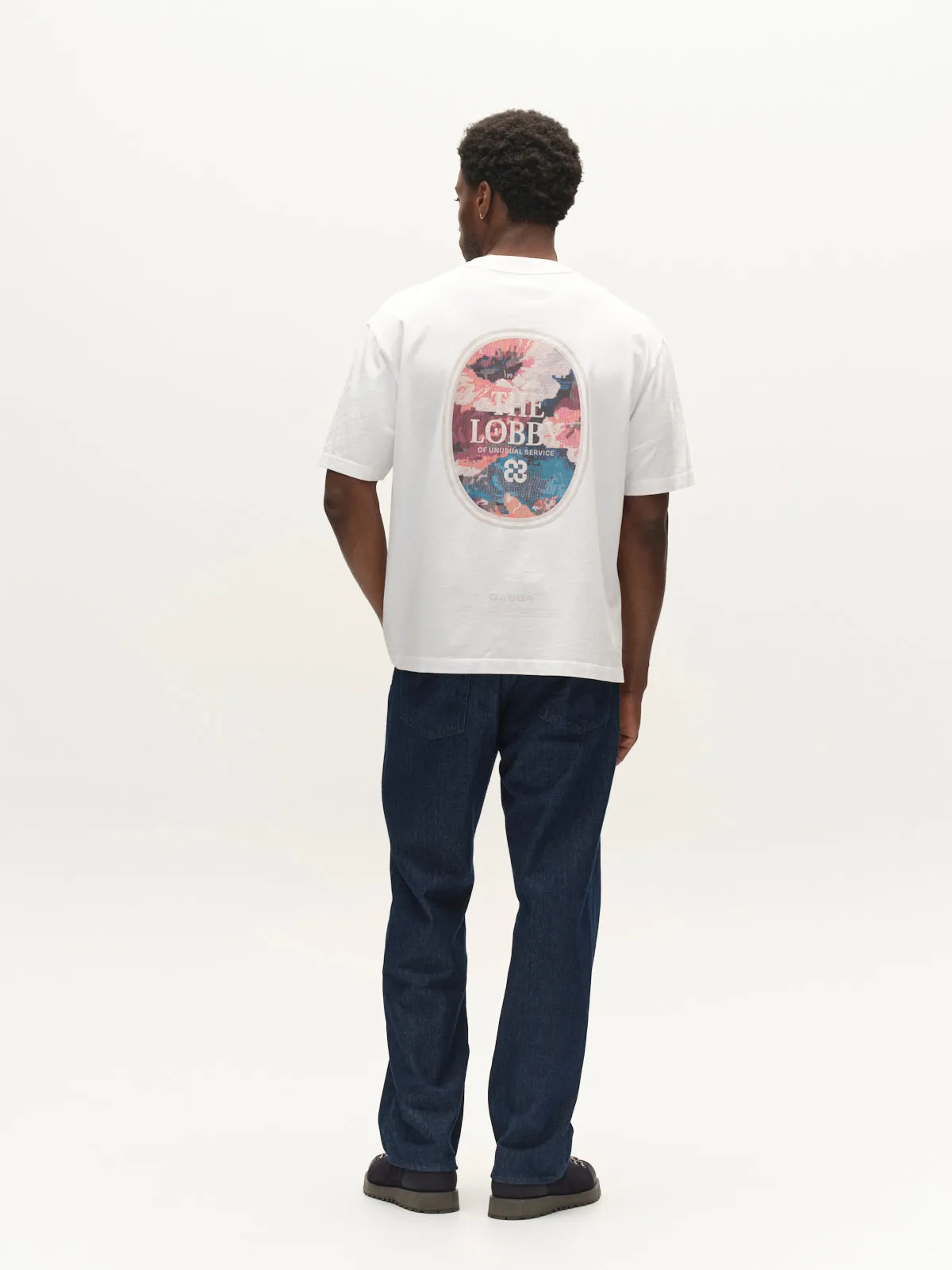 GABlegin Boxy Fiore SS T-Shirt - White sold by Gabba product image thumbnail 4