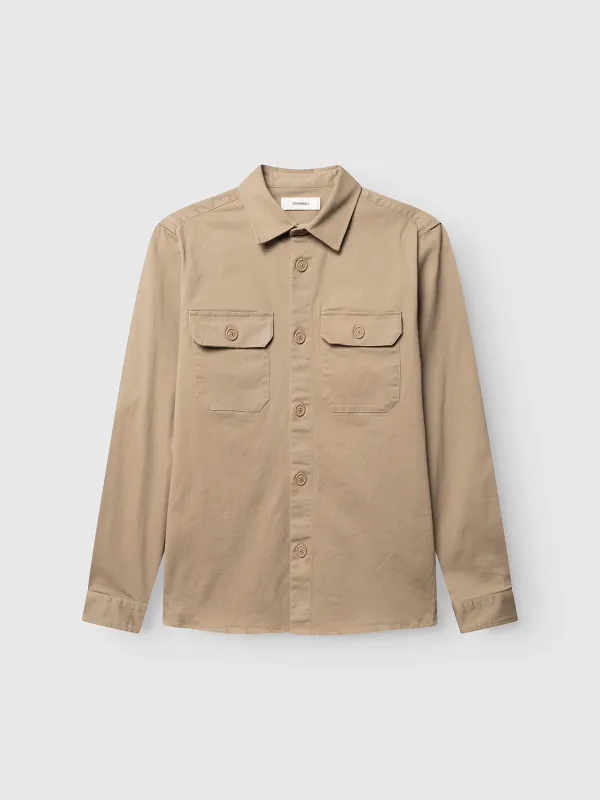GABtopper LS Shirt - Sand Plaza made by Gabba