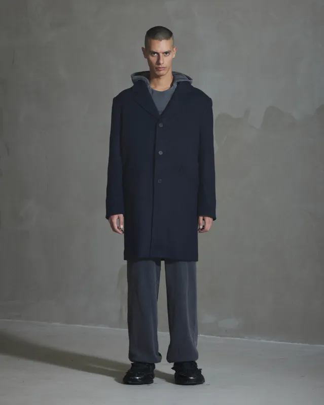 Bankers Coat - Dark Navy sold by Han Kjøbenhavn
