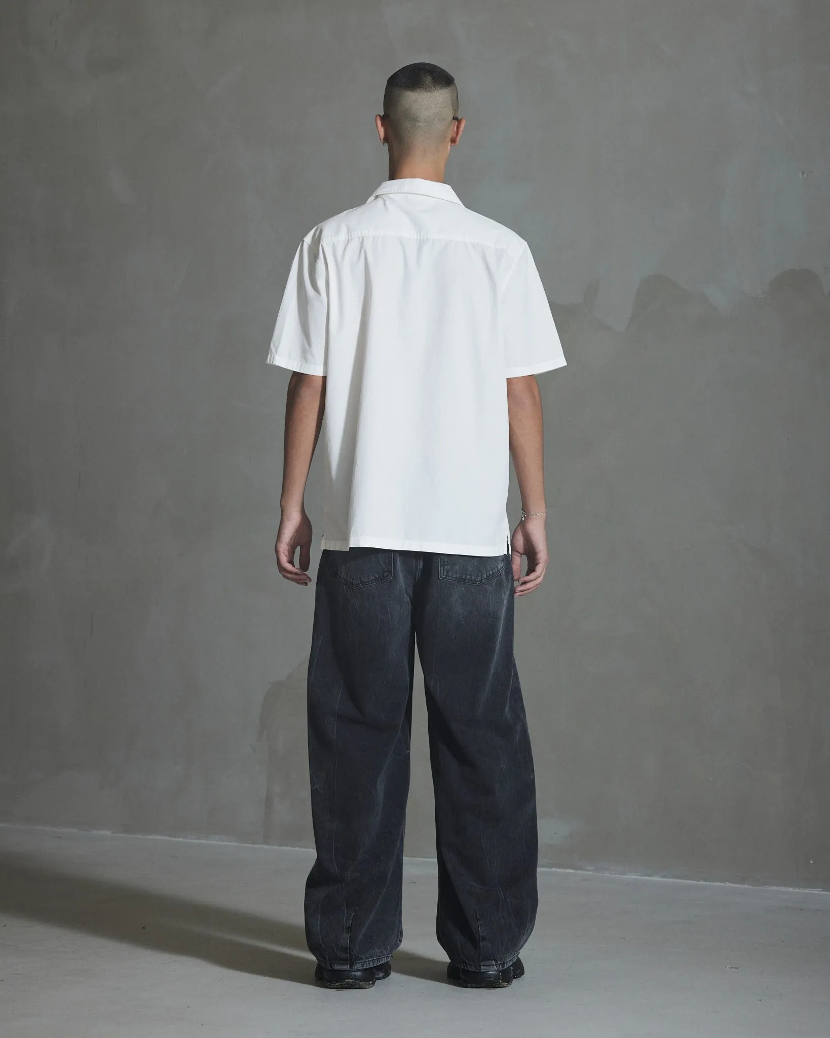 H Short Sleeve Shirt - Off White sold by Han Kjøbenhavn product image thumbnail 2