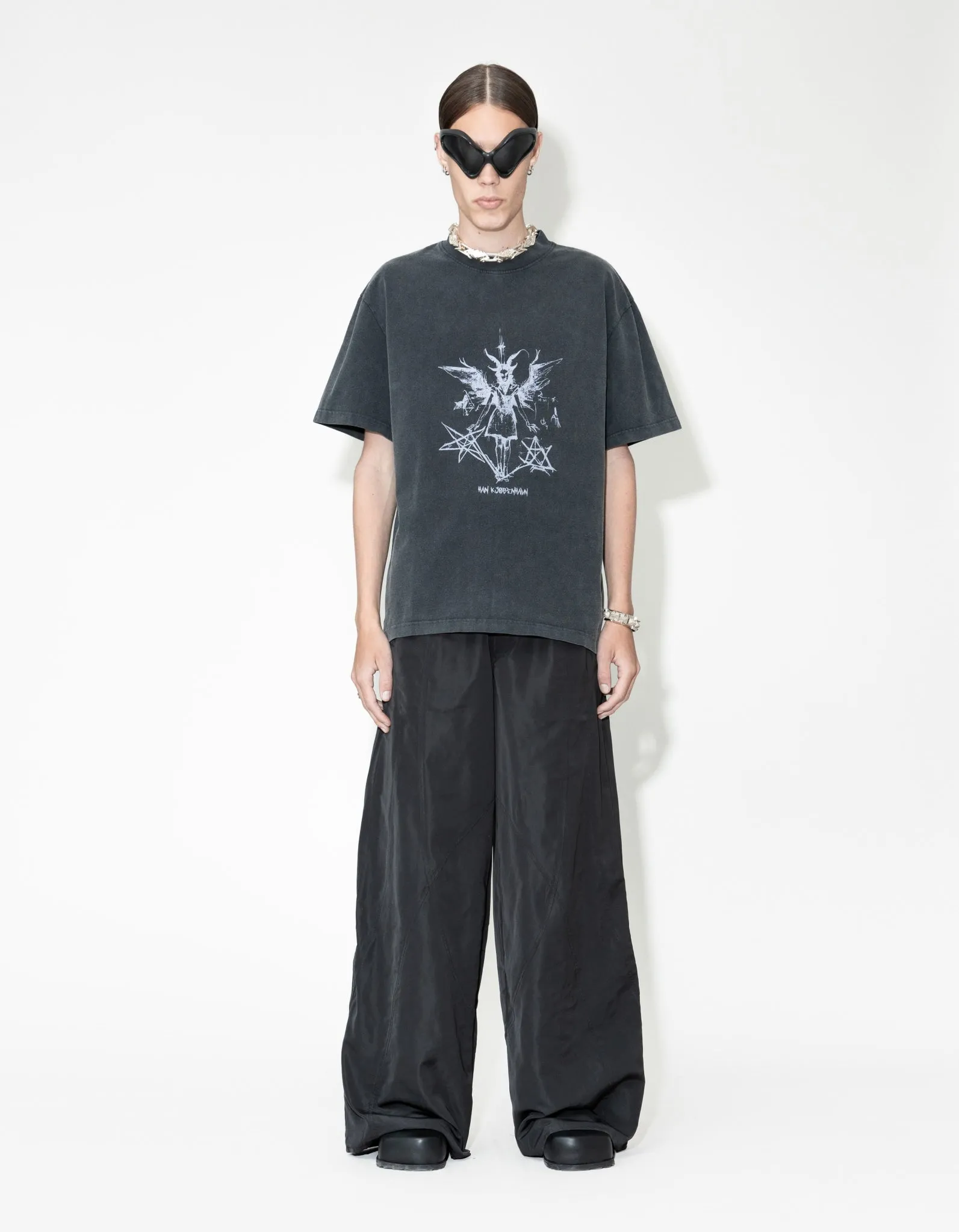 Angel Boxy Tee S/S - Dark Grey sold by Han Kjøbenhavn