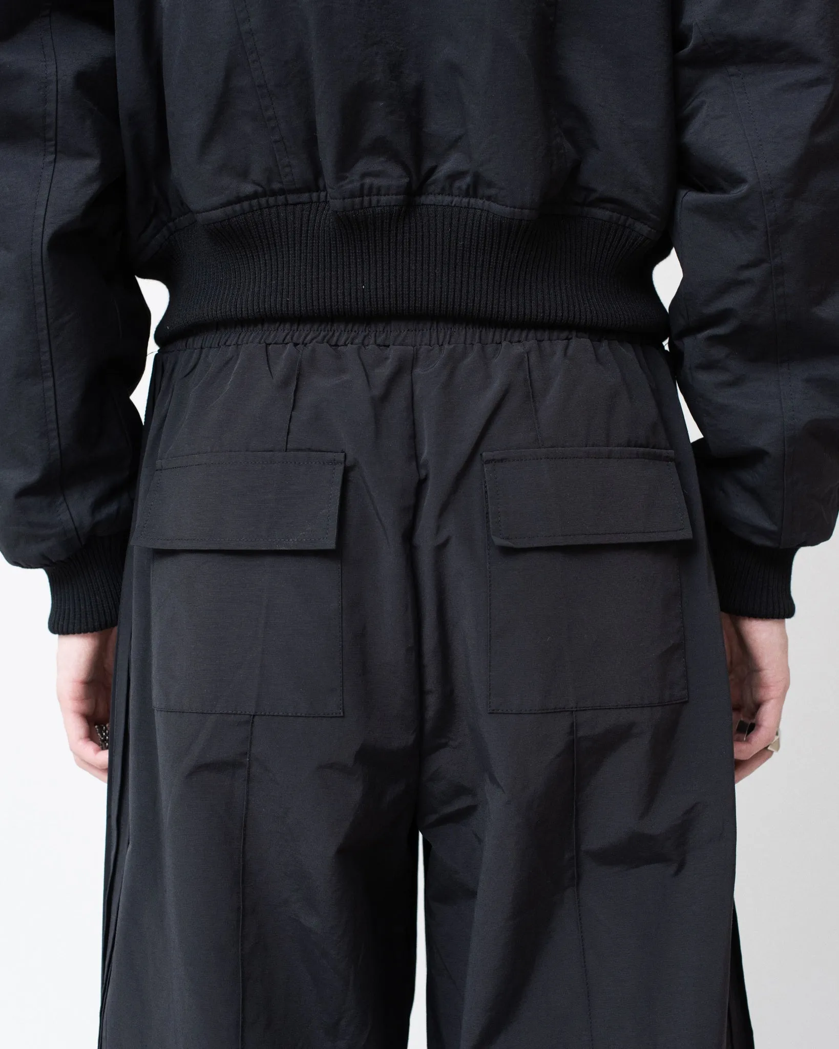 Pleated Detail Mid-Rise Trousers - Black sold by Han Kjøbenhavn product image thumbnail 3
