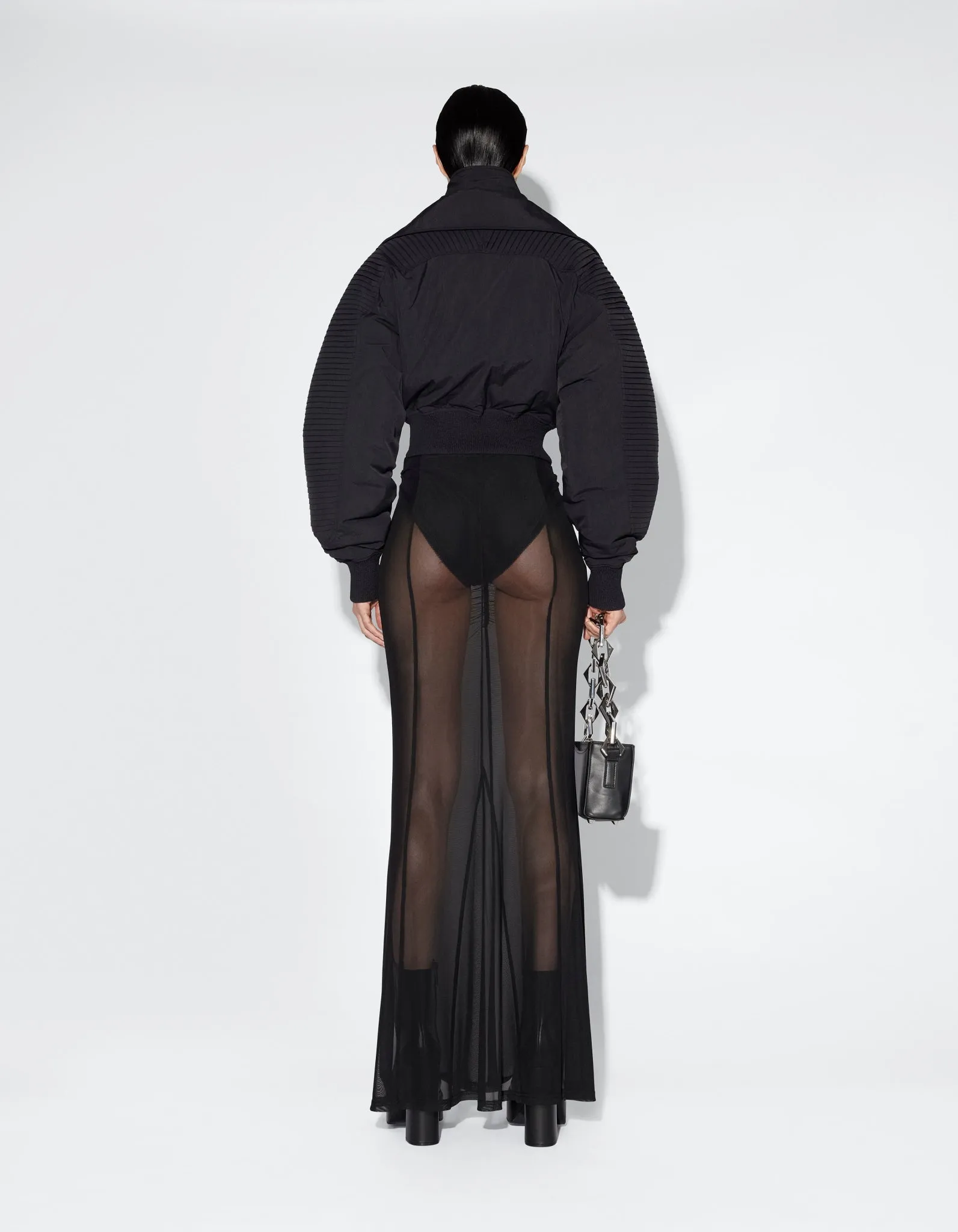 Pleated Bomber Jacket - Black sold by Han Kjøbenhavn product image thumbnail 2