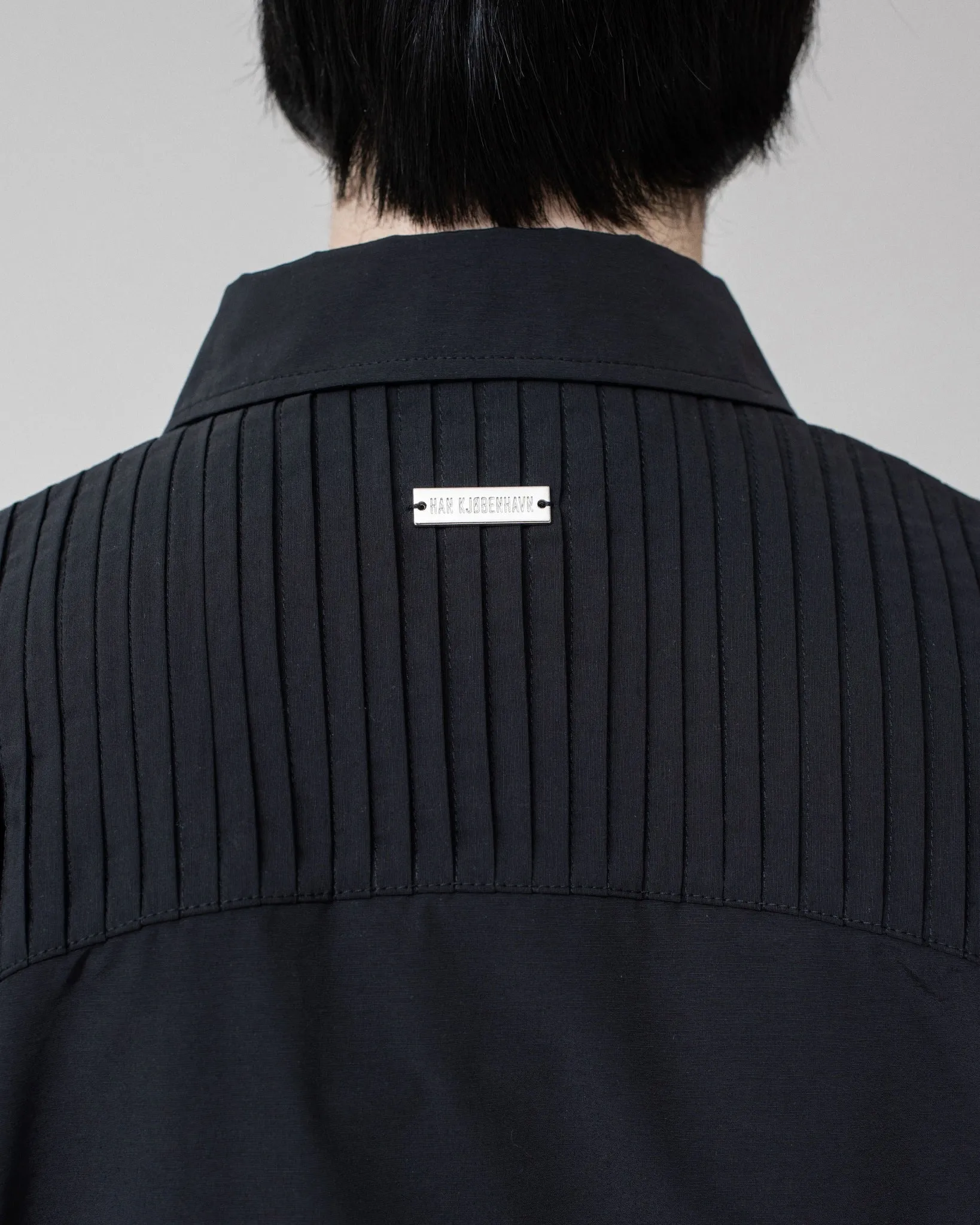 Pleated Detail Shirt - Black sold by Han Kjøbenhavn product image thumbnail 2
