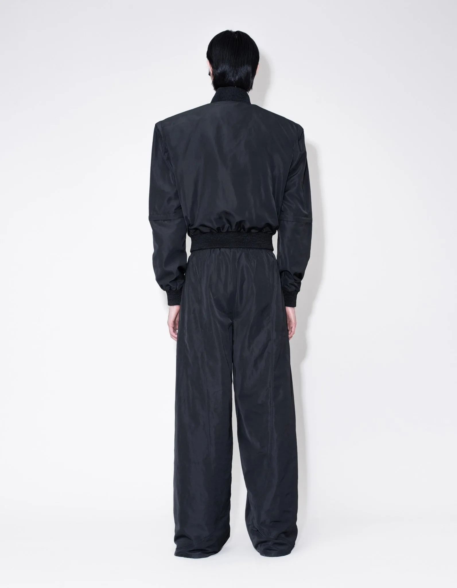 Square Shoulder Track Jacket - Black sold by Han Kjøbenhavn product image thumbnail 2
