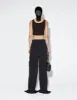 Wide-leg Track Trousers - Black sold by Han Kjøbenhavn